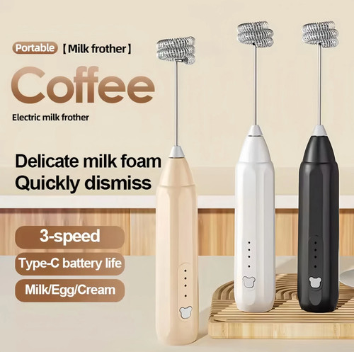 Electric milk frother - frother, handheld