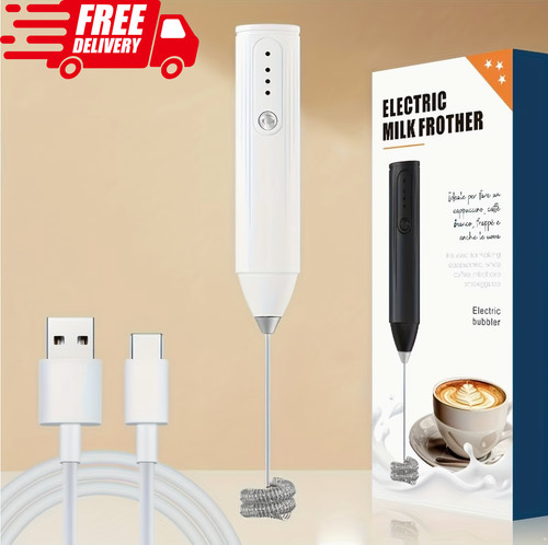 Usb rechargeable milk frother - usb,