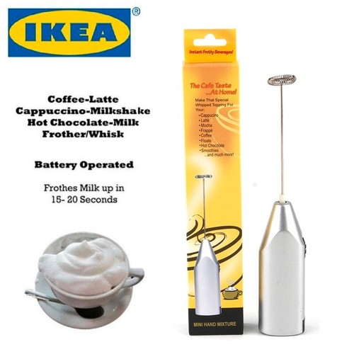 Silver milk frother coffee - milk,