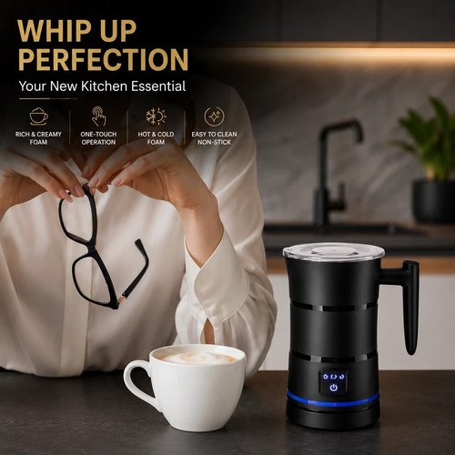 Electric milk frother - milk,