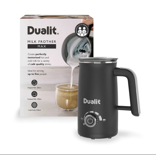 Dualit milk frother max hot - frother,