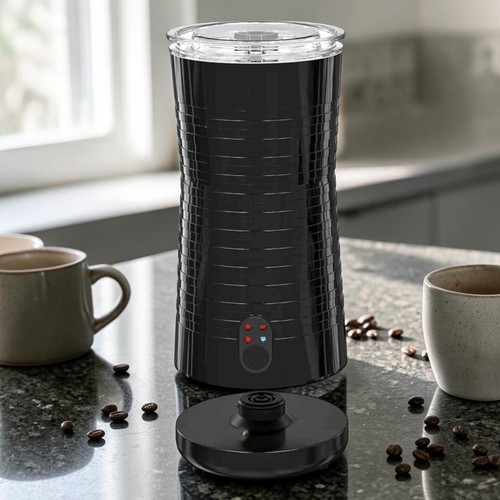 Electric milk frother black - electric,