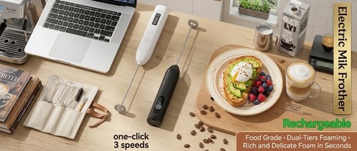 Electric milk frother egg - milk,