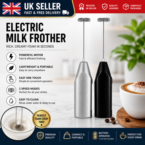 Electric milk frother - milk, handheld