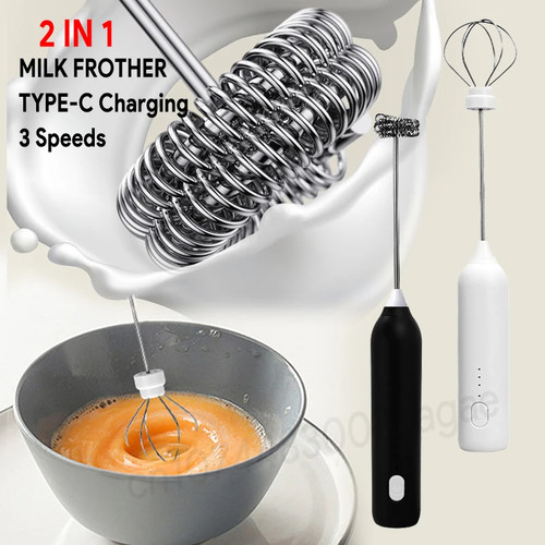 Usb rechargeable milk frother - usb,